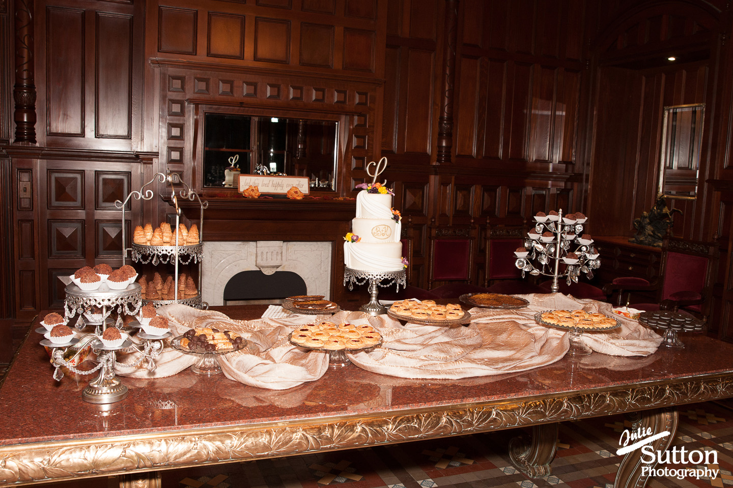 Newhall mansion dessert buffet